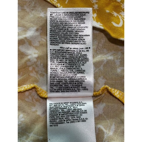 Yellow Floral Sundress Girls XL 14-16 Old Navy Adjustable Straps Smocked Back - Picture 6 of 11